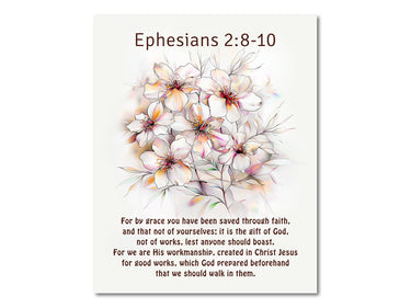 Ephesians 2:8-10 Digital download printable art